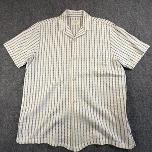 Folk Men's Button-Up Shirt, Size Large #1549